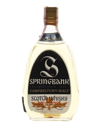 Springbank 25 Year Old Pear Shape Bottle