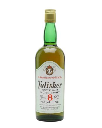 Talisker 8 Year Old DT Label Bottled 1980s