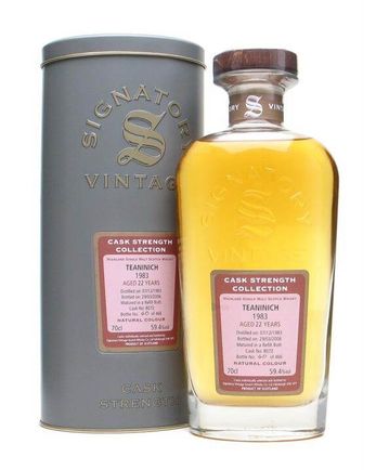 Teaninich 1983 22 Year Old Cask # 8072 Signatory Cask Strength Collection